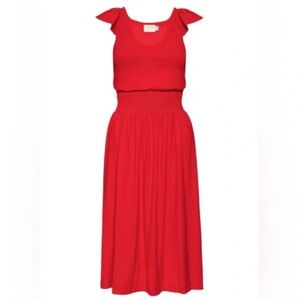 Nation LTD Red Midi Dress XS